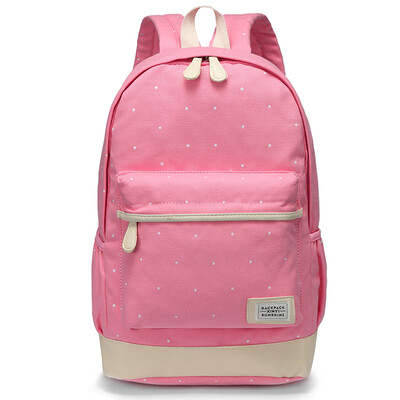 

Sen line canvas shoulder bag female Korean version of junior high school students bag girl small fresh travel backpack