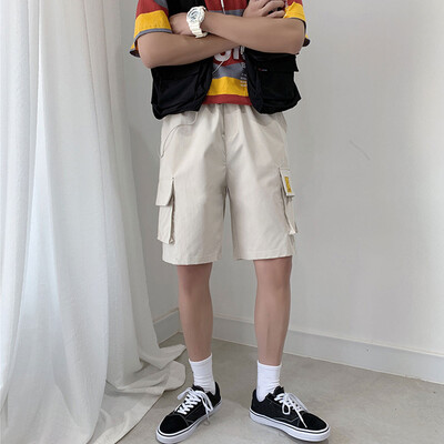 

Gobestart Mens Summer New Style Casual Tooling Multi-Pocket Fashion Short Pants