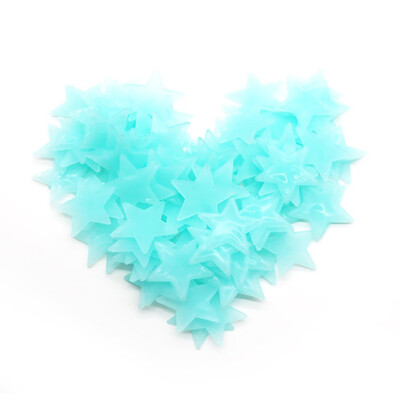 

Siaonvr 20PC Kids Bedroom Fluorescent Glow In The Dark Snowflake Wall Stickers