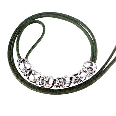 

Gobestart Skull Hair Cord DIY Accessories Ponytail Gothic Punk Antique Copper Headgear