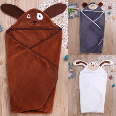 

Baby Boys Girls Animal Bathrobe Kid Hooded Bath Towel Fleece Robe Coat Jacket