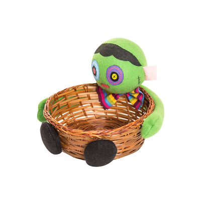 

〖Follure〗Halloween Witches Ghosts Bats Pumpkins Candy Basket Party Storage Basket Gift GN