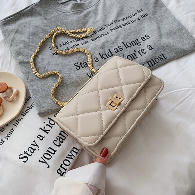 

Ins fashion small bag Linger chain womens bag 2019 new Korean version of a small bag girl one - shoulder satchel