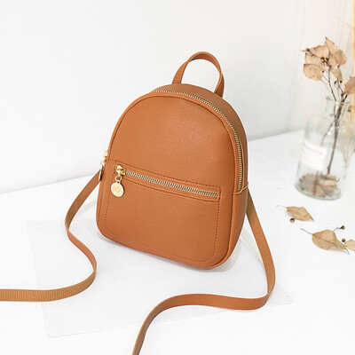 Fashion Women Shoulders Small Backpack Letter Purse Mobile Phone Messenger Bag