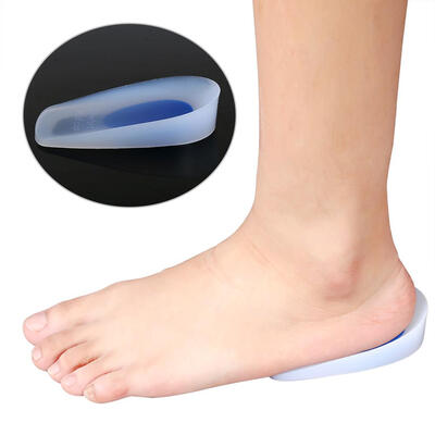 

Greensen 1 Pair Silicon Gel Heel Cup Cushion Plantillas Fascitis Plantar Pain Relief Insoles Pad 2 Sizes
