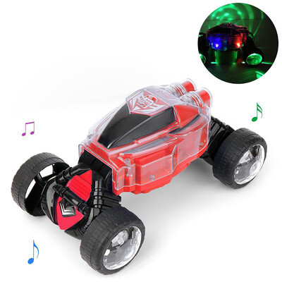 

Siaonvr Stunt Music Lighting Toy Car Off-Road Twist Car Toy Christmas Birthday Gift