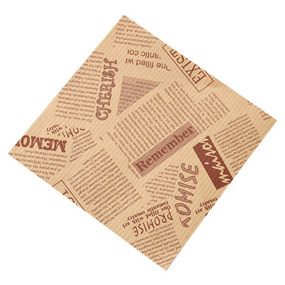 

100Pcs Set Home Sandwich Baking Food Grade Wax Paper Wrappers Bread Oil-Paper Grease-Proof