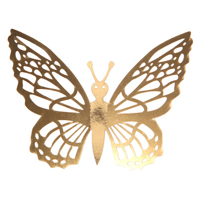

Gobestart 12PCS Butterfly Mirror Decoration Home Room Art 3D DIY Wall Stickers
