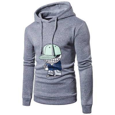 

Men\ New Cartoon Character Printing Hooded Casual Hoodie