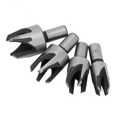 

Greensen 4pcs Steel Wood Plug Cutting Tool Woodworking Cutters Drill Bit 6101316mm