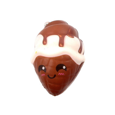 

Gotoamei Cute Ice Cream Stress Reliever Keychain Scented Super Slow Rising Squeeze Toy