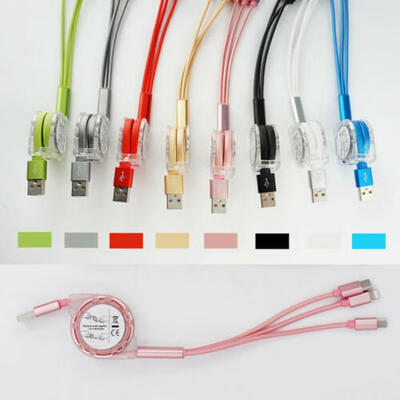 

3 in1 1m Micro USBType C Cable Fast Data Sync Phone Charging Samsung Android