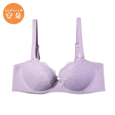 

Embrys An Duo bra sexy lace anti-sagging underwear palm cup cup gathered bra female HB0150U violet VLT 80B