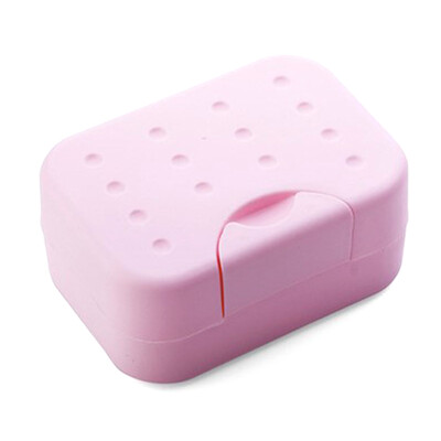 

Portable Seal Drain Travel Washing Soap Box With Lid Lock Leak-Proof Dish Case Empty Box