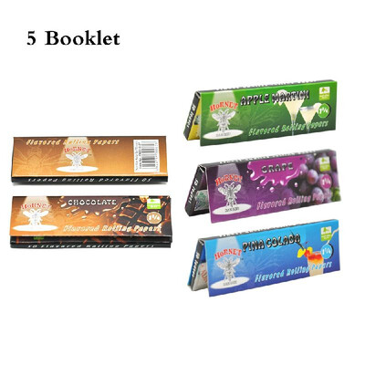 

Hornet Flavored Rolling Paper 250 pcs5 packs Different Flavors