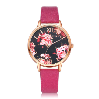 

Hot Sale Lvpai Famous Brand Rose Gold Dress Watches Flower Leather Fashion WristWatches Women Luxury Quartz Watch Gift Clock 233