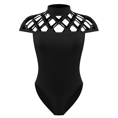 

2017 Sexy Women Jumpsuit Bandage Back Playsuit Bodycon Mesh Bodysuit