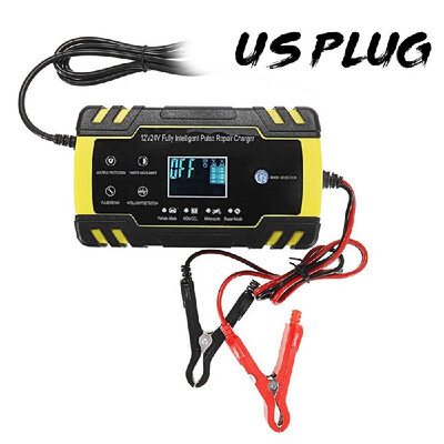 

24V 4A Fully Intelligent Pulse Fix Charge Device T-o-u-c-h Screen Car Motorcycle Cell Charge