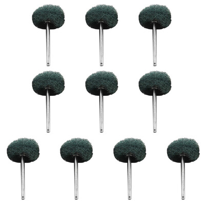 

Siaonvr 10 Pcs Abrasive Wheel Buffing Polishing Wheel Set For Dremel Rotary Tool