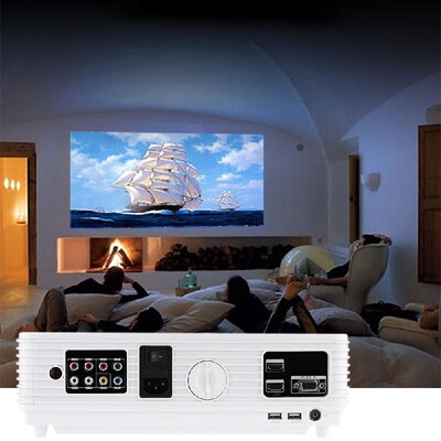 

LED-96 Portable Full HD 1080P Projector 3000 Lumens Contrast Ratio 20001 HD VGA USB for Business Education Personal Entertainment