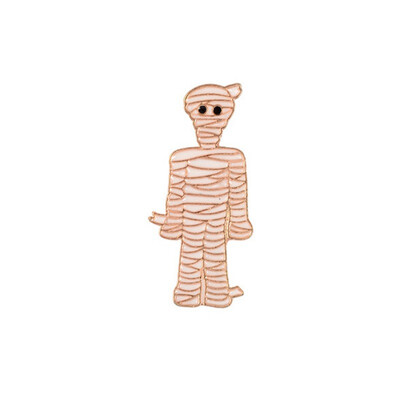 

Halloween Zombies Mummies Ghost Skeleton Brooches Alloy Metal Lapel Pins for Clothes Bags Backpacks Party Costume Decorations