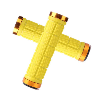 

Cycling Bicycle Cover Fixe Gear Grips Rubber Lock On Anti-skid Handlebar