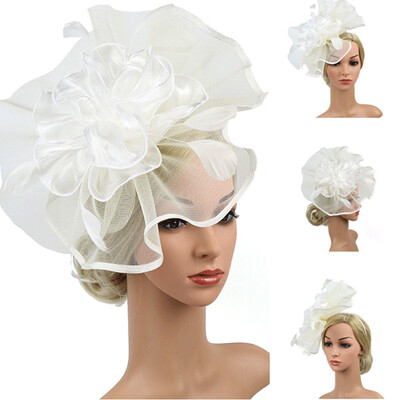 

Womens Sinamay Fascinator Cocktail Party Hat Wedding Church Kentucky Derby Dress