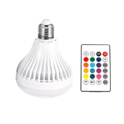 

E27 Wireless BT RGB Bulb LED Lamp Smart Led Light Music Player Audio with Remote Control