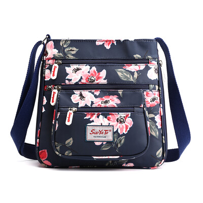 

Business Bag Printing Slant Bag Nylon Oxford Cloth Middle-aged Mother Bag Canvas Bag Girl Receiving Wallet