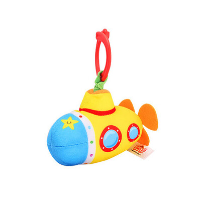

Siaonvr Bebek Baby Plush Rattles Handle Pulling Play Toys Baby Bed Stroller Hanging