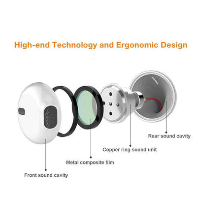

Cwxuan 35mm In Ear Headphones with Mic Volume Control