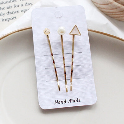 

Women HairpinsAccessories Alloy Geometric Heart Star Hair Clips For Girls Barrette Women Hairgrip