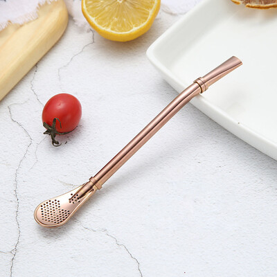 

Toponeto Multifunction Stainless Steel Smooth Yerba Mate Tea Filtered Drinking Straw 2pcs