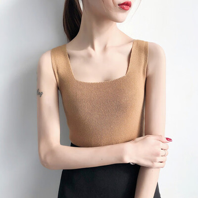 

Summer Sexy Tank Tops New Hot Sale Fashion Women Knitwear Sleeveless Tops Shirt Blouse Casual Crop Tops T-Shirts