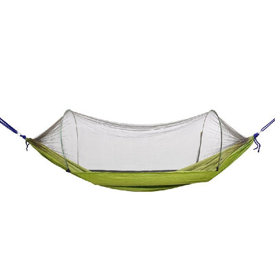 

Outdoor Camping Hammock with Mesh Mosquito Bug Net Hanging Swing Sleeping Bed Tree Tent