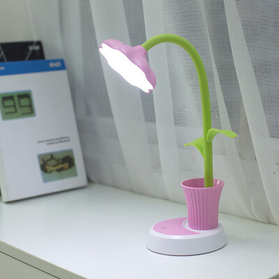 

Siaonvr LED Desk Lamp Dimming Light Flexible USB Rechargeable Studying Lamp