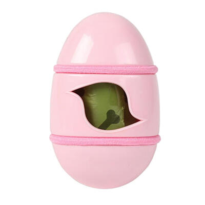

Egg Shaped Pet Trash Bag Dispenser Pets Toilet Garbage Bag Storage Box