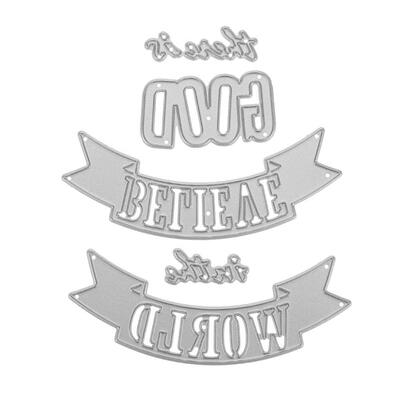 

5pcs Believe World Cutting Die Stencil Scrapbook Embossing Album Paper Card