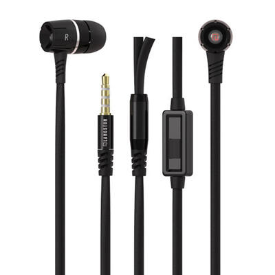 

Langsdom EH350 35MM Wired Flat Cable In-ear Stereo Built-in Microphone Universal Earphones For MP3 MP4 Mobile Phone