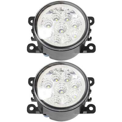 

2 LED FRONT FOG LIGHT LAMPS For MITSUBISHI L200 K74 2001-2006 Outlander 2006-12