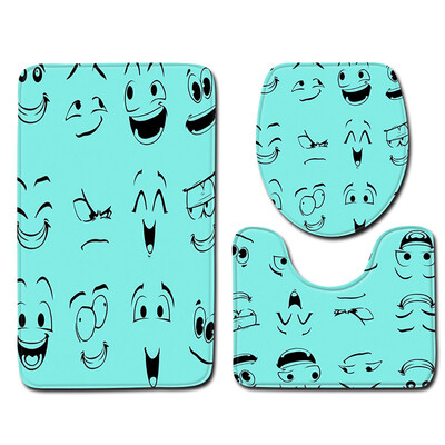 

〖Follure〗3pcs Non-Slip Bath Mat Bathroom Kitchen Carpet Doormats Decor