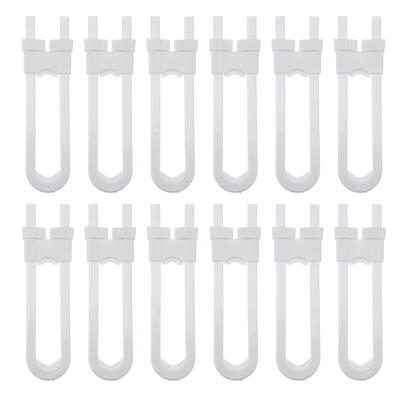 

1 Set U-shaped Lock Child Safety Cabinet Closet Door Latches for Baby Safe