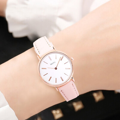 

Women watches luxury fashion dress quartz watch ulzzang popular brand white ladies leather wristwatch feminino F