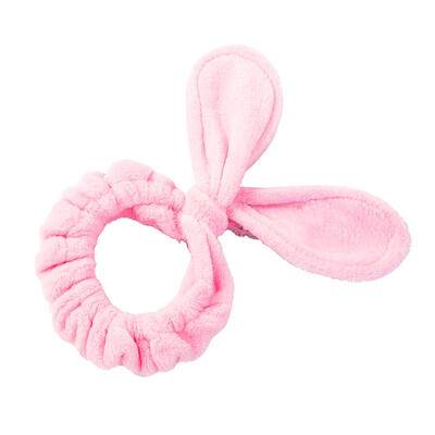 

Rabbit Ears Elastic Headband Women Makeup Hair Band Bath Spa Wash Headwear