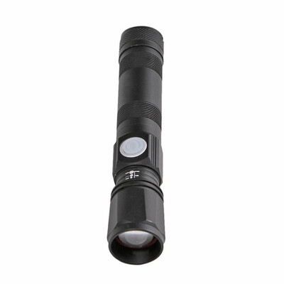 

T6 LED Flashlight Zoomable Ultra Bright Torch USB Charging Cycling Light