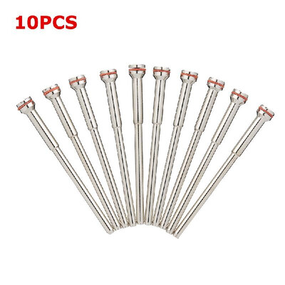 

10 PCS Dental Gripping Stone Holding Lab Polishing Shank Mandrel Burs Rotary Tool for Polisher Machine Dental Material Tool Silver