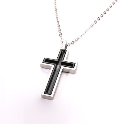 

Desijn Jean DIJUE Cross necklace simple fashion female steel wild 13707