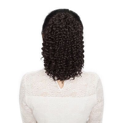 

Kinky Curly Afro Bun Drawstring Ponytail Hair Extensions As Real Soft Synthetic