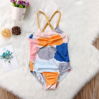 

Kids Baby Girls Floral Bikini Swimwear Swimsuit Bathing Suit One-Piece