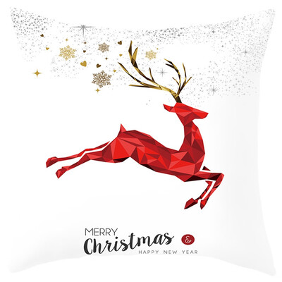 

〖Follure〗Christmas Elk Santa Claus Pillow Case Sofa Car Throw Cushion Covers Home Decor